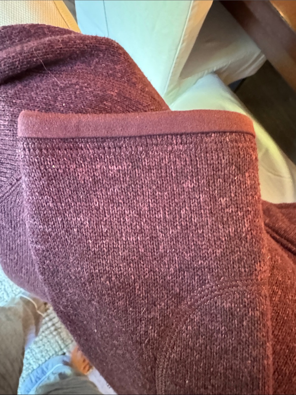 Patagonia Women’s Half-Zip Pullover - Maroon Size M - Picture 5 of 5